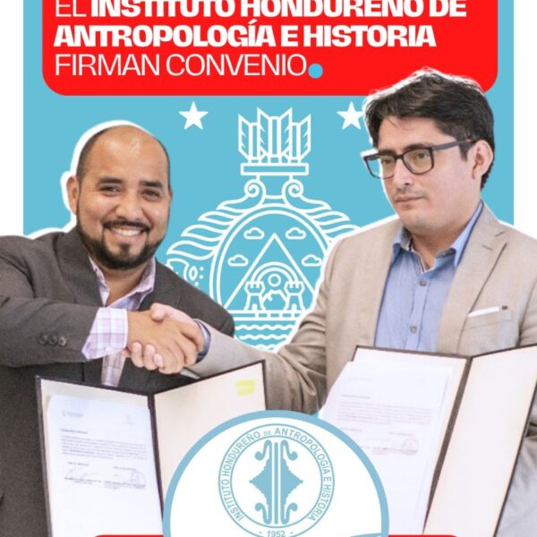 La Secretaría de Educación y el IHAH Firman convenio.