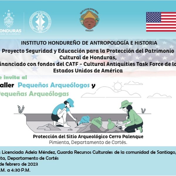 Taller Pequeños Arqueólogos y Pequeñas Arqueólogas, Santiago, Pimienta, Cortés.
